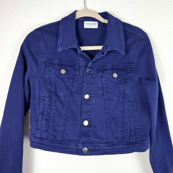 Cotton Citizen crop denim jacket size S - Picture 2 of 8